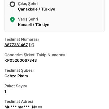 PTT Kargo Teslimat Sorunu Ve İletişim Eksikliği