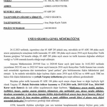 Yanlış Bilgilendirme Ve Araç Değer Kaybı Mağduriyeti