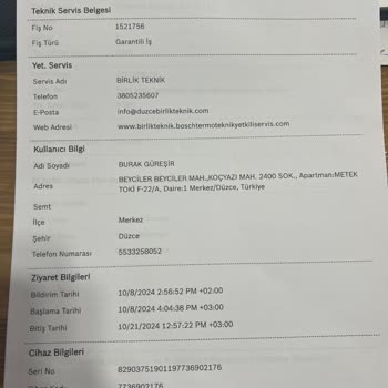 Bosch Kombi Sorunu: 3 Aylık Çözülmeyen Arıza