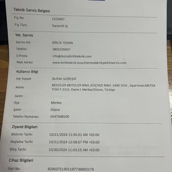 Bosch Kombi Sorunu: 3 Aylık Çözülmeyen Arıza