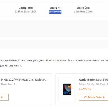 Trendyol İade Sürecinde Hüsran: Param Esir Kaldı!