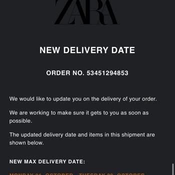 Zara Siparişlerinde Teslimat Gecikmesi Ve Uygulama Sorunu