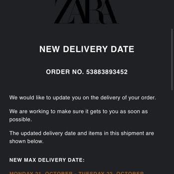 Zara Siparişlerinde Teslimat Gecikmesi Ve Uygulama Sorunu