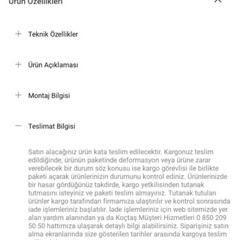 Yanıltıcı Teslimat Bilgisi Mağduriyeti