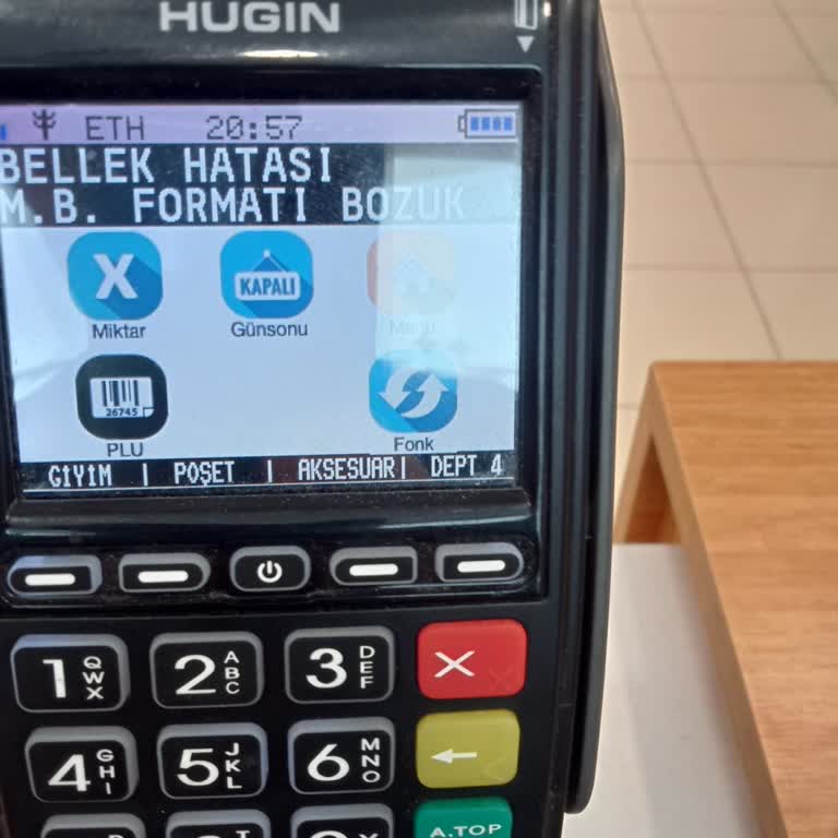 Z Raporu Alırken Bellek Hatası Ve Müşteri Hizmetleri Ulaşım Sorunu