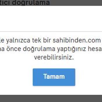 Sahibinden E-Devlet Doğrulama Sorunu Ve İlan Yayınlama Engeli!