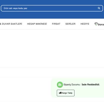 Kusurlu Saat İadesinde Sorun Yaşıyoruz