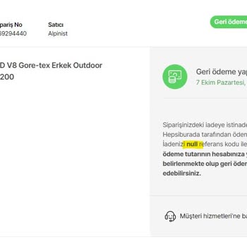 Hepsiburada'da Geri Ödeme Sorunu: İade Edilmeyen Para