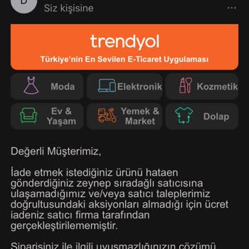 Trendyol İade Sürecinde Kaybolan Ürün Sorunu