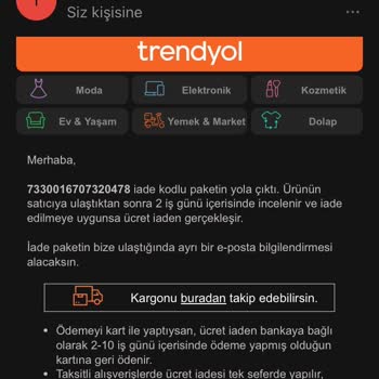 Trendyol İade Sürecinde Kaybolan Ürün Sorunu