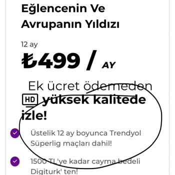 Yanıltıcı Paket İçeriği Ve Eksik Hizmet
