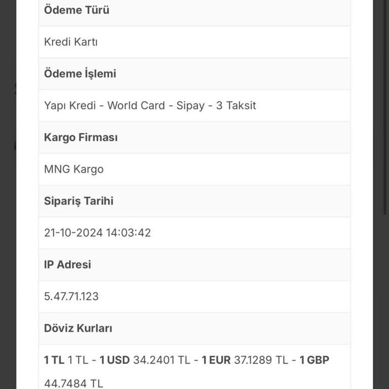 Sipariş Bilgilendirme Eksikliği Ve Gecikme