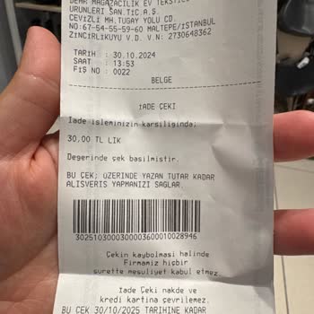 İstanbul Marina Madame Coco'da İade Sorunu Ve İlgisizlik