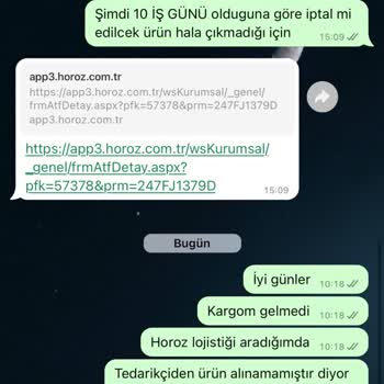 Dekorex Şifonyer Siparişi Teslim Edilmedi Ve İletişim Sorunu