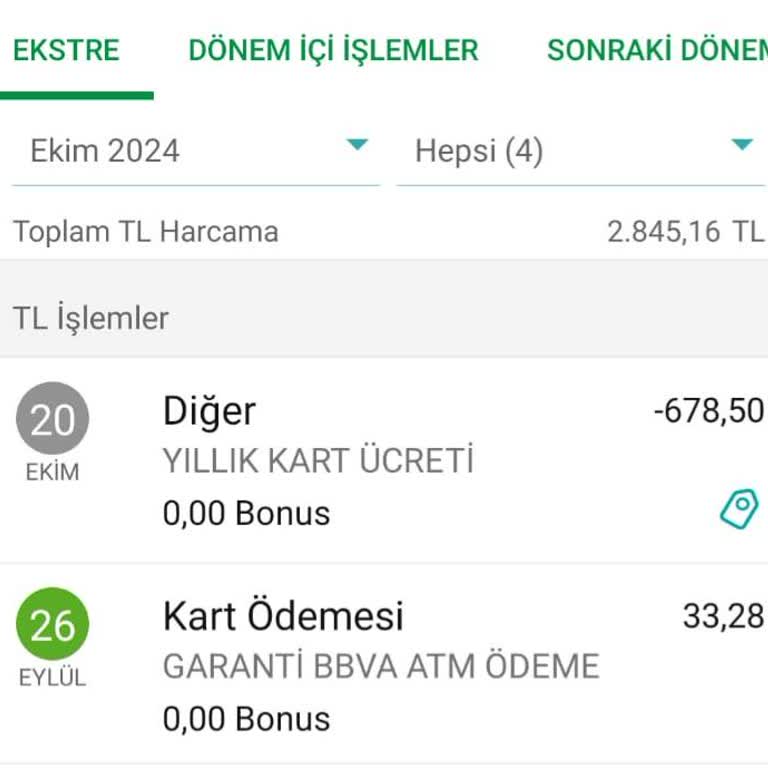 Garanti Bankası'ndan Beklenmedik Kart Aidatı Şoku