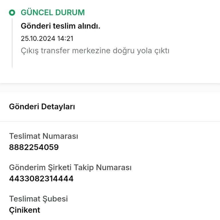 Kayıp Kargo: 5 Gündür İlerleme Yok
