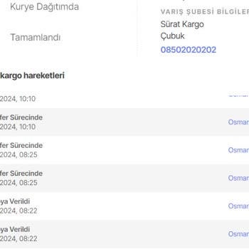 Sürat Kargo'nun Geciken Teslimatı Planlarımı Altüst Etti
