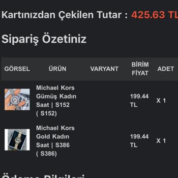 Sipariş Onayı Ve Yanlış Ücretlendirme Sorunu