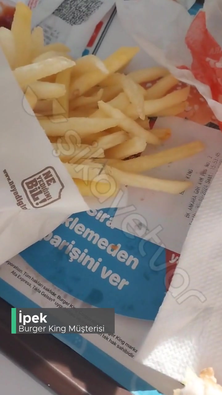 Ankara YHT Gar Burger King Yemeğimizde Böcek Çıktı! videonun kapak resmi