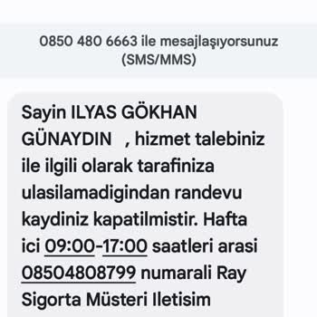 Ray Sigorta Araç Yıkama Hizmetinde Ulaşılamayan Müşteri Hizmetleri Ve Geri Ödeme Sorunu
