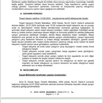 Vestel Klima İle Yaşanan Yangın Mağduriyeti