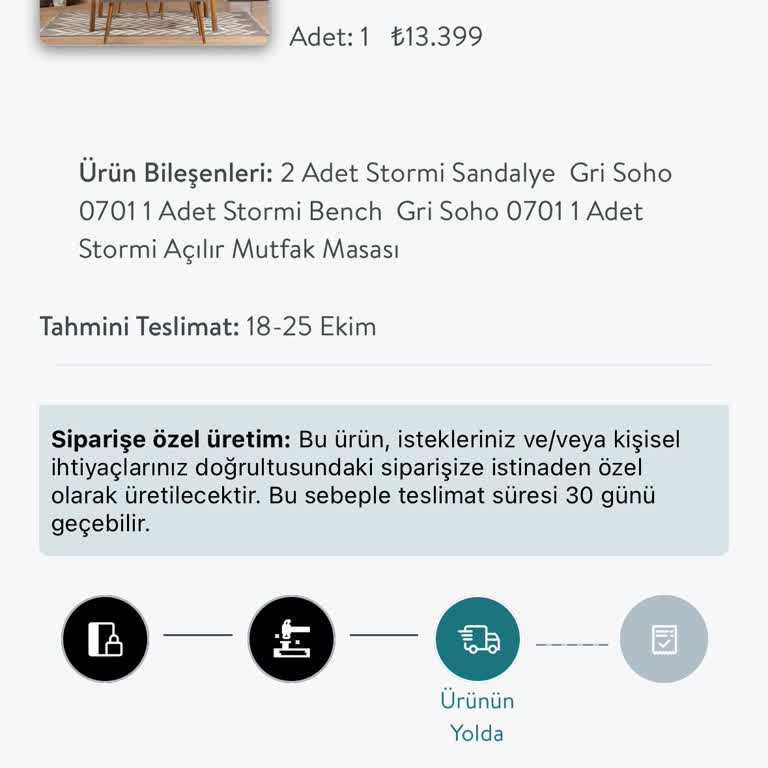 Teslimat Gecikmesi Ve İletişim Sorunu