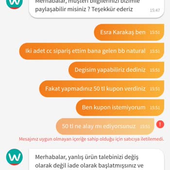 Yanlış Ürün Ve İade Sorunu: Müşteri Hizmetleri Çıkmazı