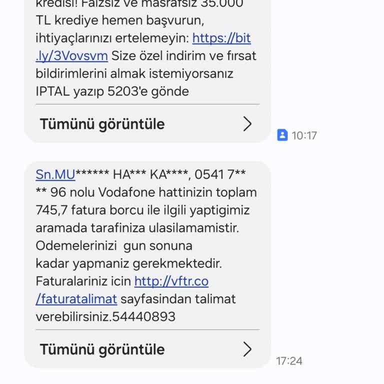Vodafone Hat İptali Sorunu Ve Sürekli Fatura