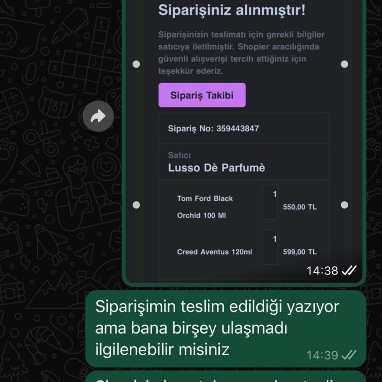 Yanlış Şehirde Teslim Edilen Parfüm Siparişi Ve İletişim Sorunları