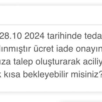 İade Edilen Siparişin Onaylanmaması Sorunu