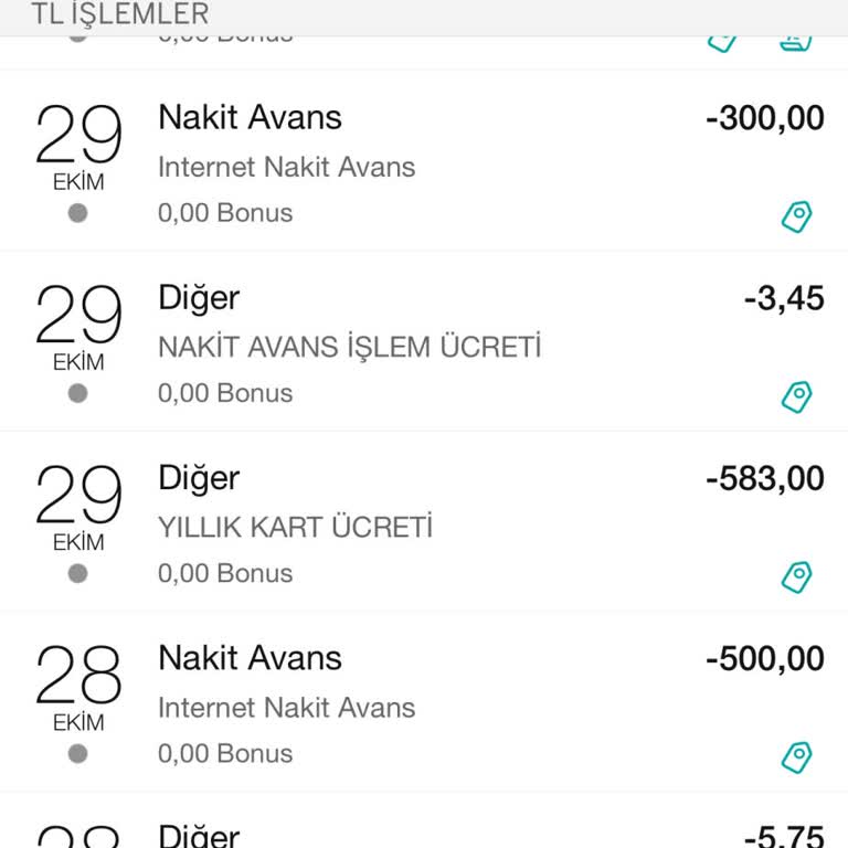 Yıllık Kart Ücreti Kesintisinin İadesi Talebi