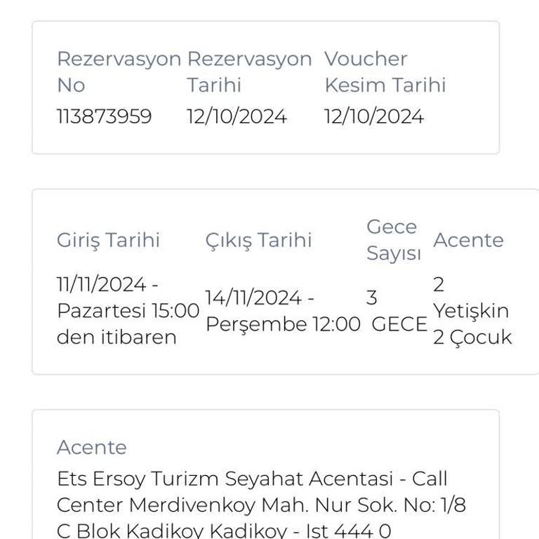 Rezervasyon Fiyat Farkı Mağduriyeti