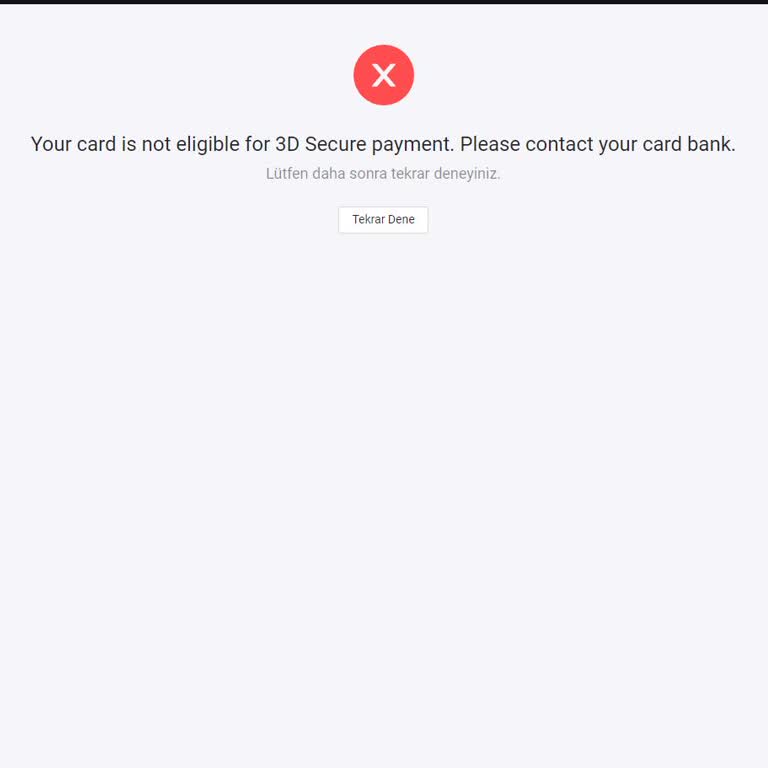 Papara Fups Hesabına Para Gönderiminde 3D Secure Sorunu