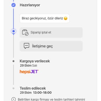 Hepsiburada Teslimat Sorunu Ve Müşteri Hizmetleri Yetersizliği