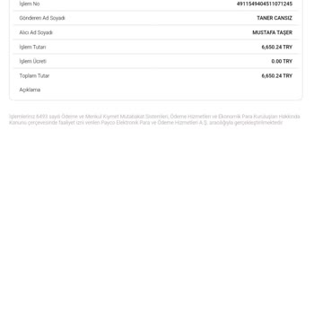 Bilinmeyen Para Transferi Ve İlgisizlik
