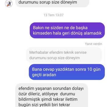 Teslim Edilen Sandalyeler Kullanılamıyor