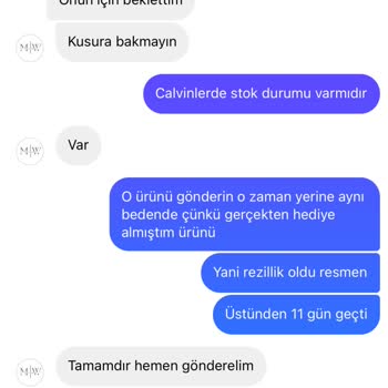 Modella Luxury Siparişimde İletişimsizlik Ve Gecikme Sorunu