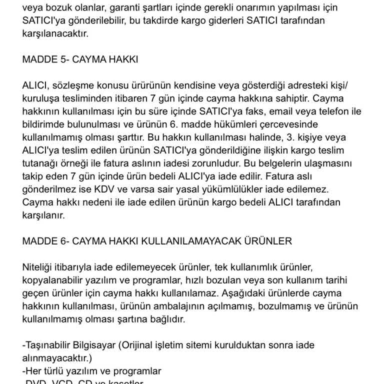 İade Hakkı İhlali: Mylove Butik'te Yaşanan Sorun!