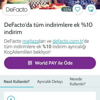 Yapı Kredi Ve DeFacto Kampanyasında Eksik İndirim