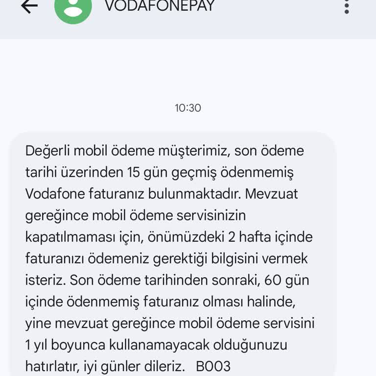 Ödenmemiş Fatura Yanıltması Ve Müşteri Hizmetlerine Erişememe