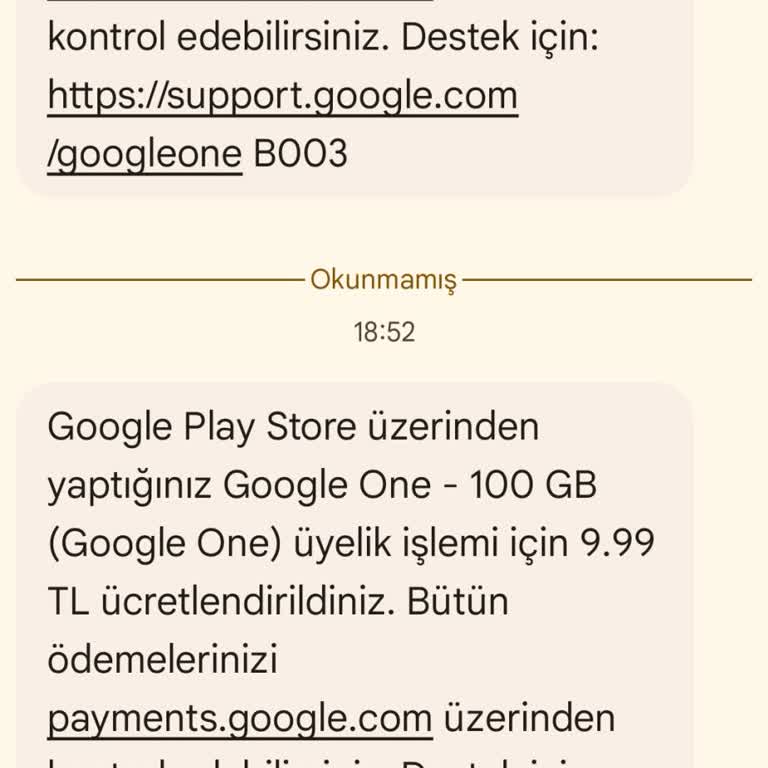 Google Üyelik İptali Ve Mesaj Yağmuru