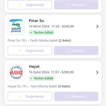 Pınar Su Bayii'nin Yanıltıcı Hizmeti Ve İade Sorunu