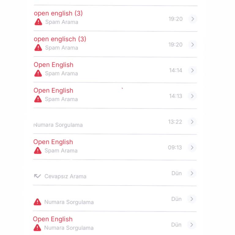 Sürekli Aramalarla Rahatsız Ediliyorum: Telefon Numaramı Sisteminizden Silin!
