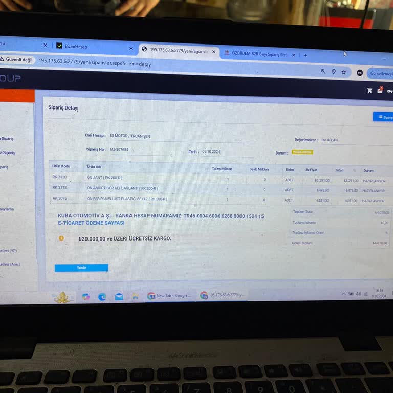 Sigorta Şirketinin Onarım Sürecinde Yaşanan Aksaklıklar