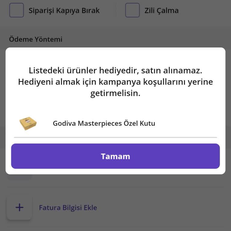 Getir'de Satın Alınamayan Ürün Sorunu