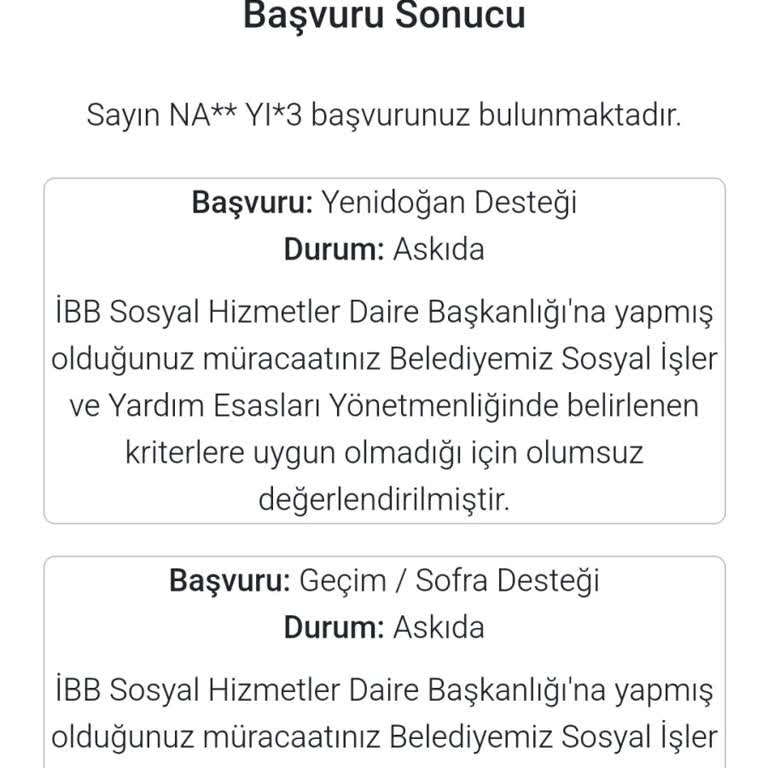 Yenidoğan Destek Paketi Başvurum Neden Reddedildi?