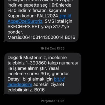 Skechers Ayakkabıda Kalite Sorunu Ve Müşteri Memnuniyetsizliği