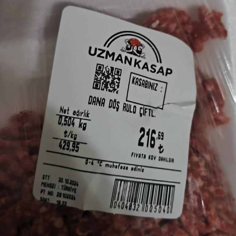 Migros'tan Aldığım Kıymanın Son Kullanma Tarihi Ve Kalitesi Hakkında Şikayetim