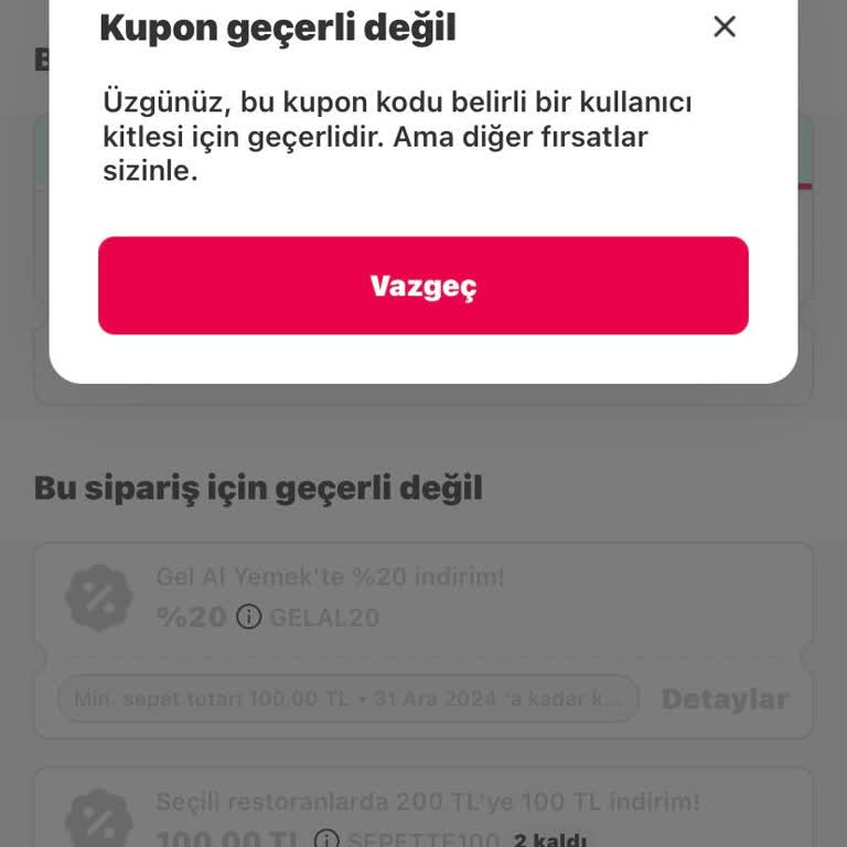 Turkcell İndirim Kodu Kullanılamıyor