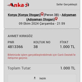 Ücret İadesi Mağduriyeti